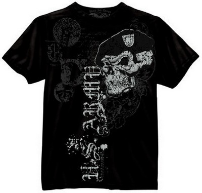 US Army Skull Beret Graphic T-Shirt: Army Navy Shop