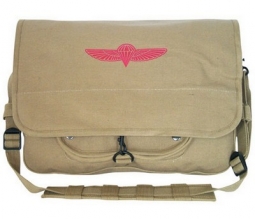 Military Shoulder Bags - Khaki Israeli Paratrooper Bag