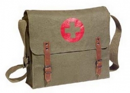 Military Nato Medic Bags - Olive Drab Canvas Medical Bags