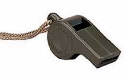 Military Style Police Whistles - Olive Drab