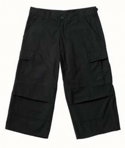 BDU Pants Black BDU Capri Pants
