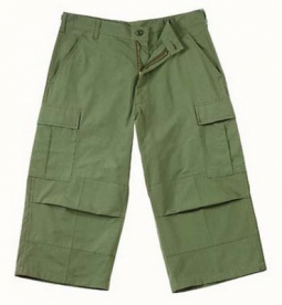 BDU Pants Olive Drab BDU Capri Pants
