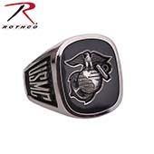 Black Onyx Marine Corps Ring