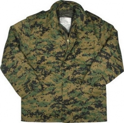 Camouflage Field Jackets Woodland Digital Camo 3XL