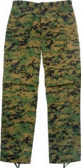 Woodland Digital Camo Fatigue Pants Long Lengths