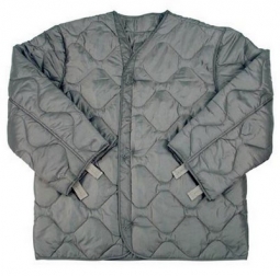 M-65 Field Jacket Liners Foliage Green Diamond Quilt Liner
