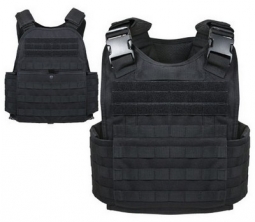 Molle Plate Carrier Assault Vest Black