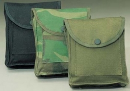 Military Utility Pouch - Black Canvas Utility Pouches