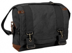 Military Messenger Bag B-15 Pilot Bag Black