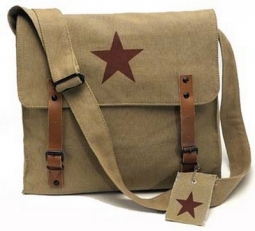 Military Bags Khaki Star Vintage Medic Bag