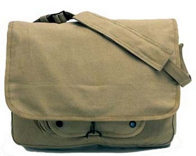 Vintage Military Bags Khaki Paratrooper Shoulder Bag: Army Navy Shop