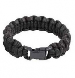 Military Paracord Bracelet Black