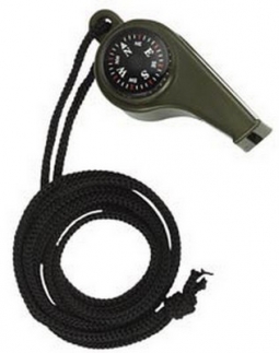 Compass Super Whistle Compass Olive Drab