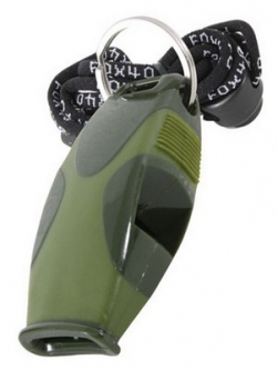 Sharx Safety Whistle Pealess Olive Drab