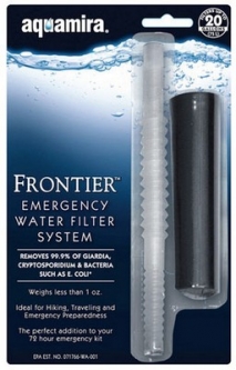 Aquamira Frontier Emergency Water Filtration System
