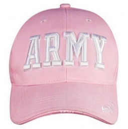 Pink Army Logo Baseball Caps