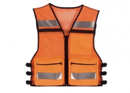 Public Safety Vests - Orange Mesh Vest