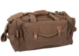 Canvas Bag Long Weekend Bag Brown