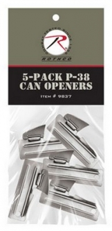 Camping Can Openers 5 Pack P38 Can Openers