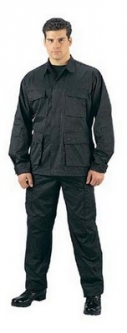 Military Fatigues Battle Dress Uniforms (BDU's) Black Shirts 3XL