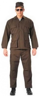 Military Uniform Pants Brown Swat Cloth BDU's 2XL