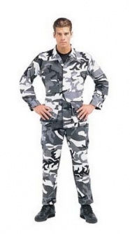 Military Clothing City Camo Uniform Shirt Medium