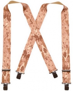 Camo Suspenders Digital Desert Camouflage