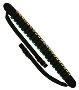 Shotgun Sling With Shell Keepers Black