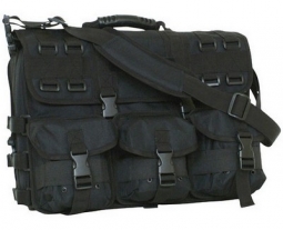 Tactical Laptop Field Briefcase In Black