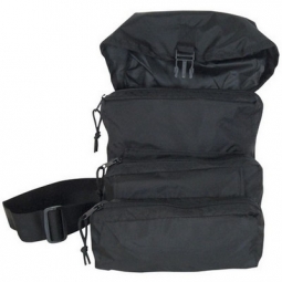 Tri-Fold Military Style Medical Bag Black