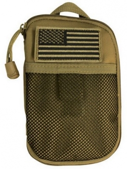 Tactical Passport Organizer Pouch Coyote Brown