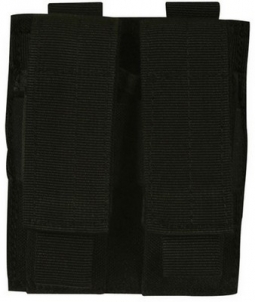 Black Dual Pistol Mag Ammunition Pouch