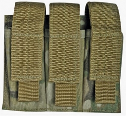 Multicam Ammo Pouches Three Pistol Mag Pouch