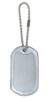 G.I. Dog Tags Silencers Clear