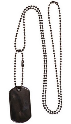 Soldier's Dog Tag Chains Black: Army Navy Shop