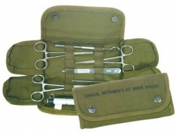 Olive Drab Surgical Instrument Field Kit