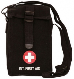 Military Platoon First Aid Kit In Black Bag