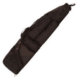 Tactical Drag Bag Black Dual Rifle Case