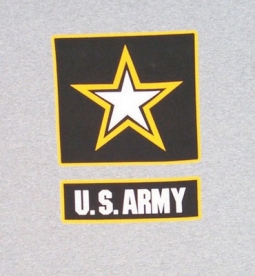 U.S. Army Star Logo Shirt Grey/Black Tee