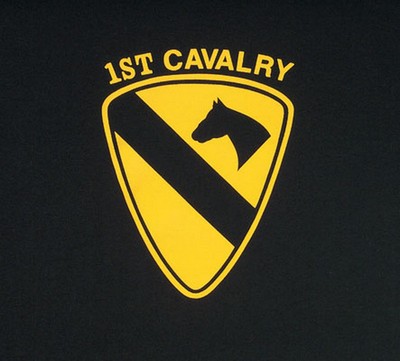 Military Shirts 1St Cavalry Logo T-Shirt: Army Navy Shop