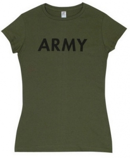 Army Logo Baby Doll T-Shirt For Women