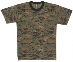 Digital Camo T-Shirts Digital Woodland Shirt