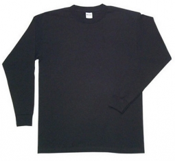 Shirts Long Sleeve Plain Black Shirt