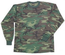 Camouflage Shirts Long Sleeve Classic Camo