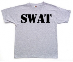 Swat T-Shirt Grey/Black Swat Logo Shirts
