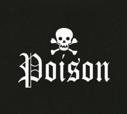 Poison T-Shirts Black/White With Skull