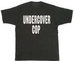 Undercover Cop Shirt Black Two-Sided