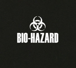 Bio-Hazard T-Shirt Black/White Biohazard Tee