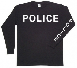 Police Raid Shirt Long Sleeve Dual Logo