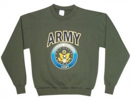 Children's Army Sweatshirts Olive Drab W/Graphic